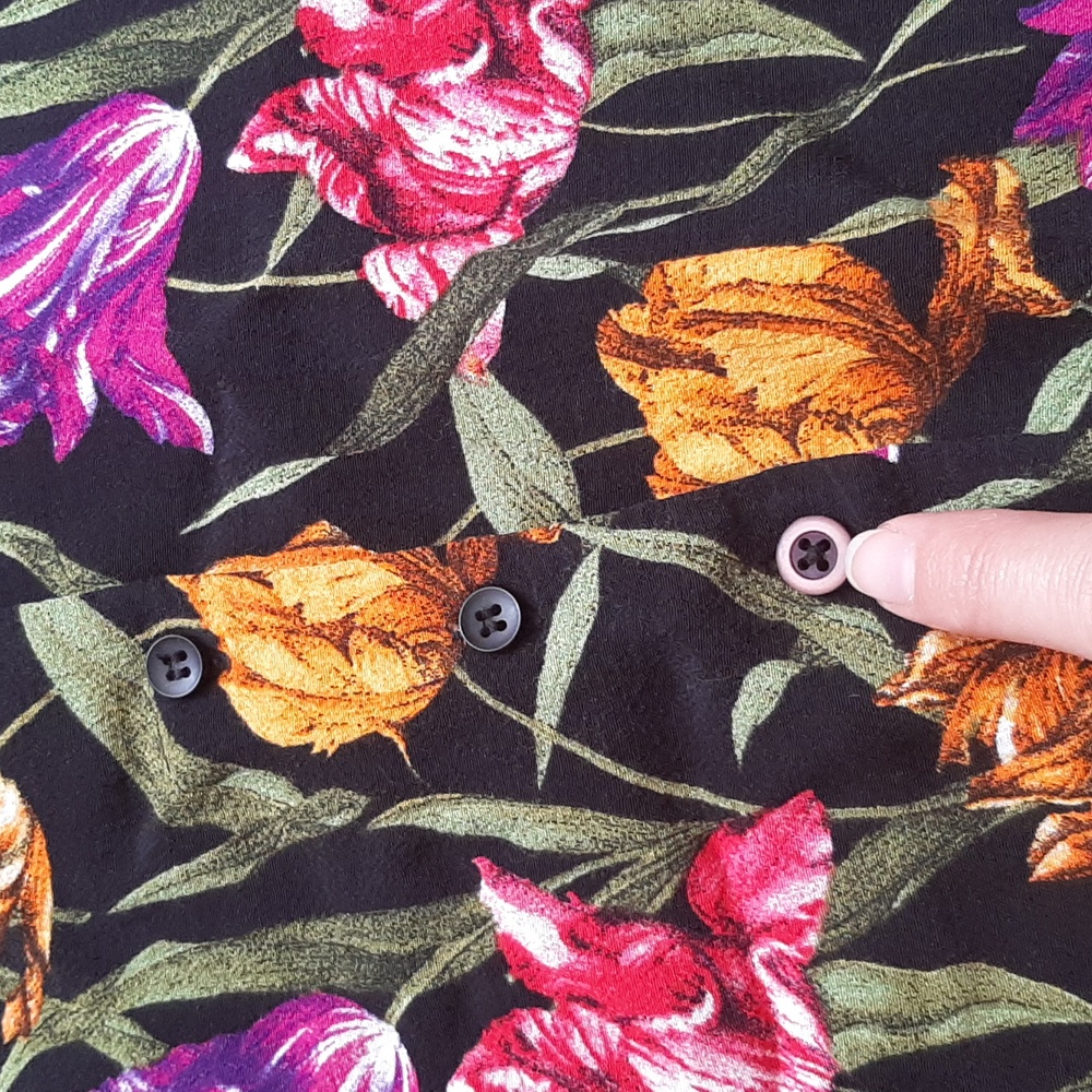 Topshop tulip 🌷 print cut out dress size 6 in ladies - Picture 7 of 13
